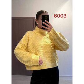 Фотография Свитер женский 6003 yellow р.42-48 "FSN" недорого оптом от прямого поставщика