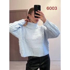 Фотография Свитер женский 6003 l.blue р.42-48 "FSN" недорого оптом от прямого поставщика