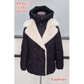 Куртка жіноча зимова 936 black р.S-2XL "Desselil" недорого оптом від прямого постачальника