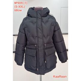 Куртка жіноча зимова 909-1 black р.S-2XL "Desselil" недорого оптом від прямого постачальника