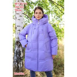 Куртка жіноча зимова 777-11 purple р.50-60 "Desselil" недорого оптом від прямого постачальника
