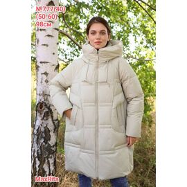 Куртка жіноча зимова 777-40 beige р.50-60 "Desselil" недорого оптом від прямого постачальника