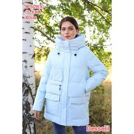 Куртка жіноча зимова 509-5 l.blue р.S-2XL "Desselil" недорого оптом від прямого постачальника