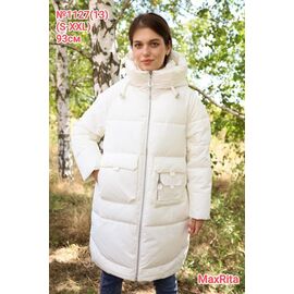 Куртка жіноча зимова 1127-13 white р.S-2XL "Desselil" недорого оптом від прямого постачальника