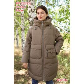 Куртка жіноча зимова 1127-33 brown р.S-2XL "Desselil" недорого оптом від прямого постачальника