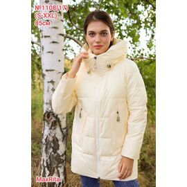 Куртка жіноча зимова 1108-17 l.beige р.S-2XL "Desselil" недорого оптом від прямого постачальника