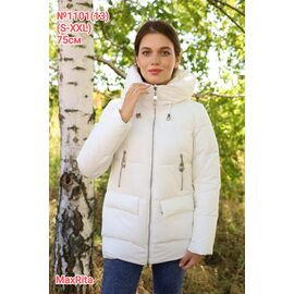 Куртка жіноча зимова 1101-13 white р.S-2XL "Desselil" недорого оптом від прямого постачальника