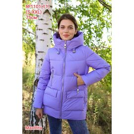 Куртка жіноча зимова 1101-11 purple р.S-2XL "Desselil" недорого оптом від прямого постачальника