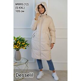 Куртка жіноча зимова 895-12 beige р.S-2XL "Desselil" недорого оптом від прямого постачальника