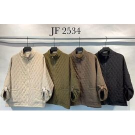 Куртка жіноча демісезонна 2534 l.beige р.2XL-5XL "Even&Efair" недорого оптом від прямого постачальника