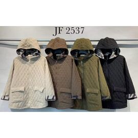 Куртка жіноча демісезонна 2537 khaki р.2XL-5XL "Even&Efair" недорого оптом від прямого постачальника