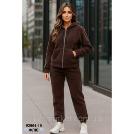 Спортивний костюм жіночий турецький двосторонній фліс норма 42,4446,48 (5кв) "NOWEMBER"