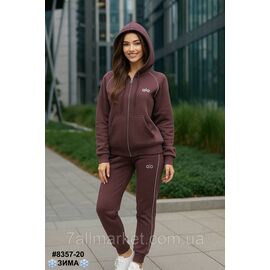 Спортивний костюм жіночий турецький двосторонній фліс норма 42,4446,48 (2кв) "NOWEMBER"