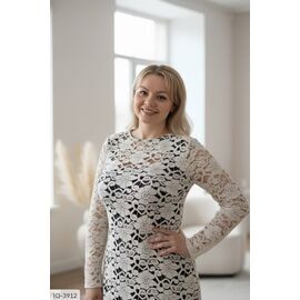 Жіноча ошатна сукня з гіпюром р.48-50;52-54 "LANA" купити недорого від прямого постачальника