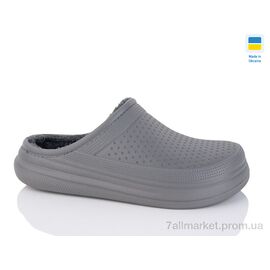 Калоші чоловічі Зима Сабо 115 т.сірий (6 пар р.41-45) "Inblue" недорого оптом від прямого постачальника