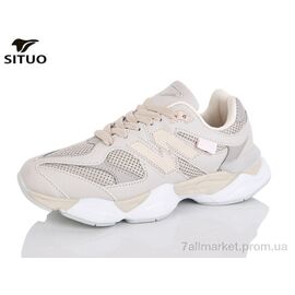 Фотография Кроссовки женские модные Весна/осень B160-11 (8 пар р.36-41) "Situo" недорого оптом от прямого поставщика