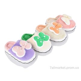 Тапки жіночі для будинку Зима Z71881 mix (6 пар р.36-41) "Alex" недорого оптом від прямого постачальника