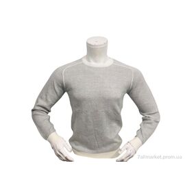 Светр чоловічий Весна/осінь 1400 сірий (4 шт. р.сіткаM-2XL) "TurkishBrend" недорого оптом від прямого постачальника