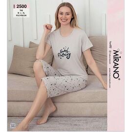 Піжама легка жіноча 2500 grey р.M-XL "DONELLA" недорого оптом від прямого постачальника