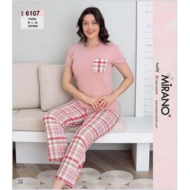 Піжама легка жіноча 6107 powder р.M-XL "DONELLA" недорого оптом від прямого постачальника