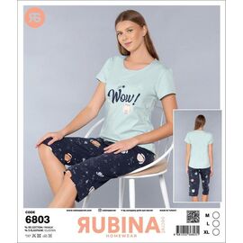 Піжама легка жіноча 6803 mint-old-1 р.M-XL "DONELLA" недорого оптом від прямого постачальника