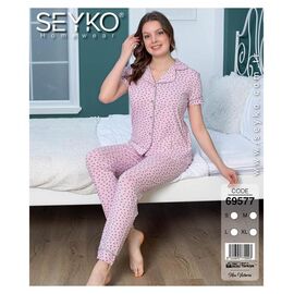 Піжама легка жіноча 96577 pink р.S-XL "DONELLA" недорого оптом від прямого постачальника