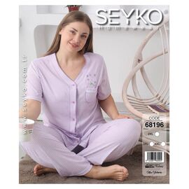 Піжама легка жіноча 98196 lilac р.2XL-4XL "DONELLA" недорого оптом від прямого постачальника
