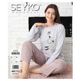 Фотография Пижама женская 69659 grey-old-2 р.S-XL "DONELLA" недорого оптом от прямого поставщика