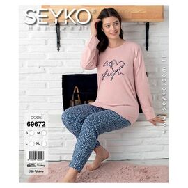 Піжама жіноча 69672 pink р.S-XL "DONELLA" недорого оптом від прямого постачальника