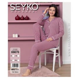 Піжама легка жіноча 69670 wine-old-2 р.S-XL "DONELLA" недорого оптом від прямого постачальника