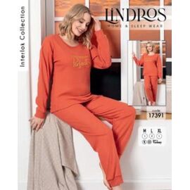 Піжама жіноча 17391 orange р.M-XL "DONELLA" недорого оптом від прямого постачальника
