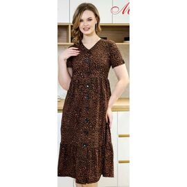 Халат жіночий YT7507 brown р.44-54 "Annet" недорого оптом від прямого постачальника