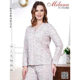 Піжама жіноча YT175-382 beige р.46-56 "Annet" недорого оптом від прямого постачальника