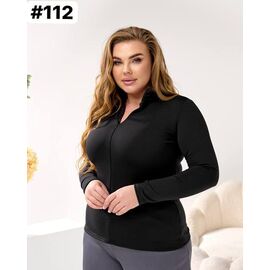 Кофта жіноча 112 black р.48-62 "ZLATA" недорого оптом від прямого постачальника