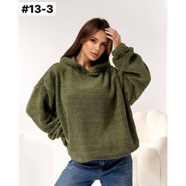 Батник жіночий теплий 13-3 khaki р.one size "ZLATA" недорого оптом від прямого постачальника