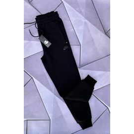 Фотография Штаны спортивные мужские утеплённые 66165 black р.S-2XL "MACCALI" недорого оптом от прямого поставщика