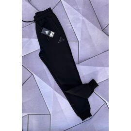 Фотография Штаны спортивные мужские утеплённые 66167 black р.S-2XL "MACCALI" недорого оптом от прямого поставщика