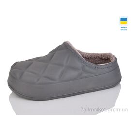 Калоші жіночі Зима C111 сірий (6 пар р.37-41) "Крок" недорого оптом від прямого постачальника