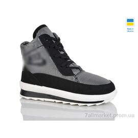 Черевики жіночі стильні Зима 1117 срібний (8 пар р.36-41) "DeMur" недорого оптом від прямого постачальника