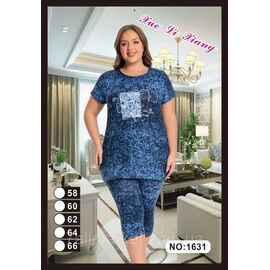 Фотография Костюм женский домашний/батал р-ры 58-66 "FLOWER" купить недорого от прямого поставщик