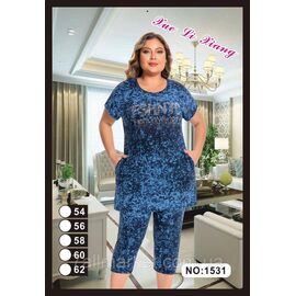 Фотография Костюм женский домашний/норма р-ры 54-62 "FLOWER" купить недорого от прямого поставщик