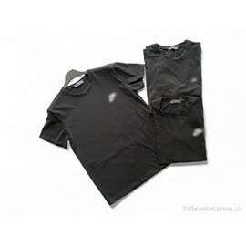 Фотография Футболка мужская Лето X1 black (5 шт. р.сетка 50-58) "Verton" недорого оптом от прямого поставщика