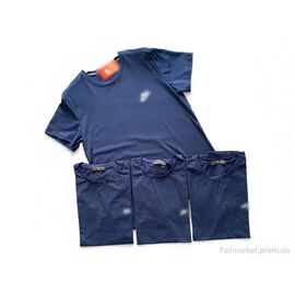 Фотография Футболка мужская Лето X1 navy (5 шт. р.сетка 50-58) "Verton" недорого оптом от прямого поставщика