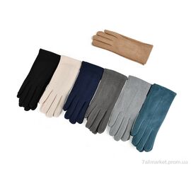 Рукавички жіночі Зима 06 mix (12 шт. р.сітка6,5-8,5) "KUINH" недорого оптом від прямого постачальника