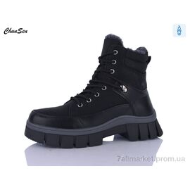 Фотография Ботинки женские стильные зима M385-1 (8 пар р.36-41) "Chunsen" недорого оптом от прямого поставщика