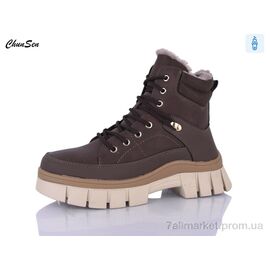 Фотография Ботинки женские стильные зима M385-2 (8 пар р.36-41) "Chunsen" недорого оптом от прямого поставщика