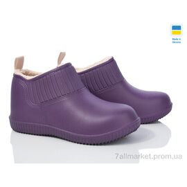 Калоші жіночі Весна/осінь 7009 фіолет (8 пар р.37-41) "Golden Lion" недорого оптом від прямого постачальника