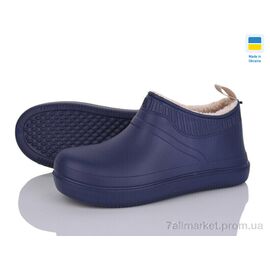 Калоші жіночі Весна/осінь M7002 синій (8 пар р.37-41) "Golden Lion" недорого оптом від прямого постачальника