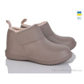 Калоші жіночі Весна/осінь M7009 бежевий (8 пар р.37-41) "Golden Lion" недорого оптом від прямого постачальника