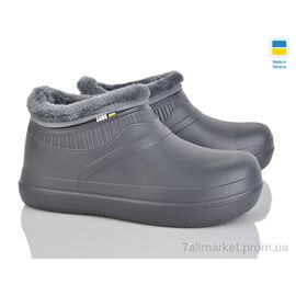 Калоші жіночі Весна/осінь 7004 т.сірий (8 пар р.37-41) "Golden Lion" недорого оптом від прямого постачальника